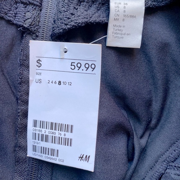 H&M Navy Blue Open Back Dress - Picture 6 of 6